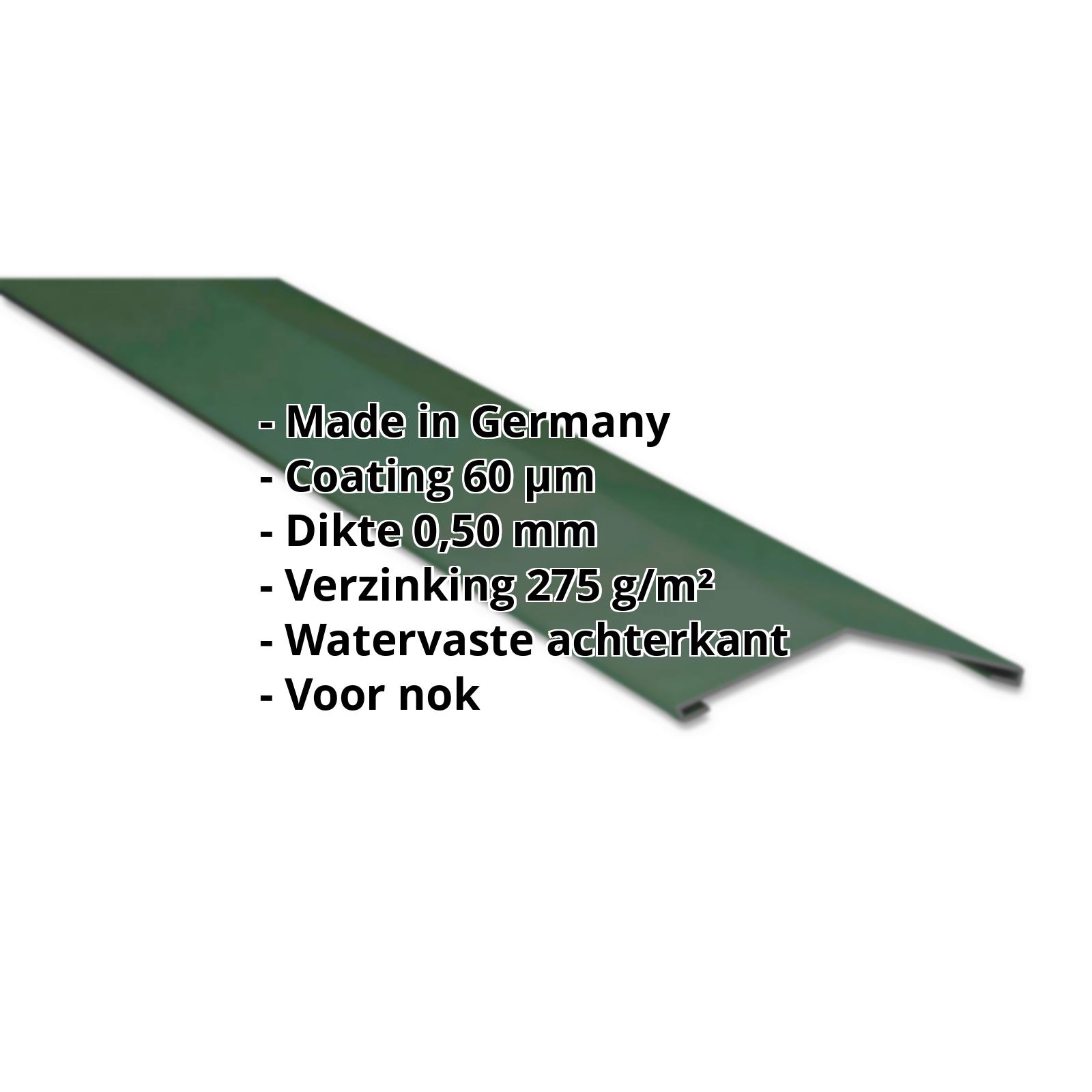 Nokstuk vlak | 60 µm TTHD | 145 x 145 mm | 150° | Staal 0,50 mm | 6005 - Mosgroen #2