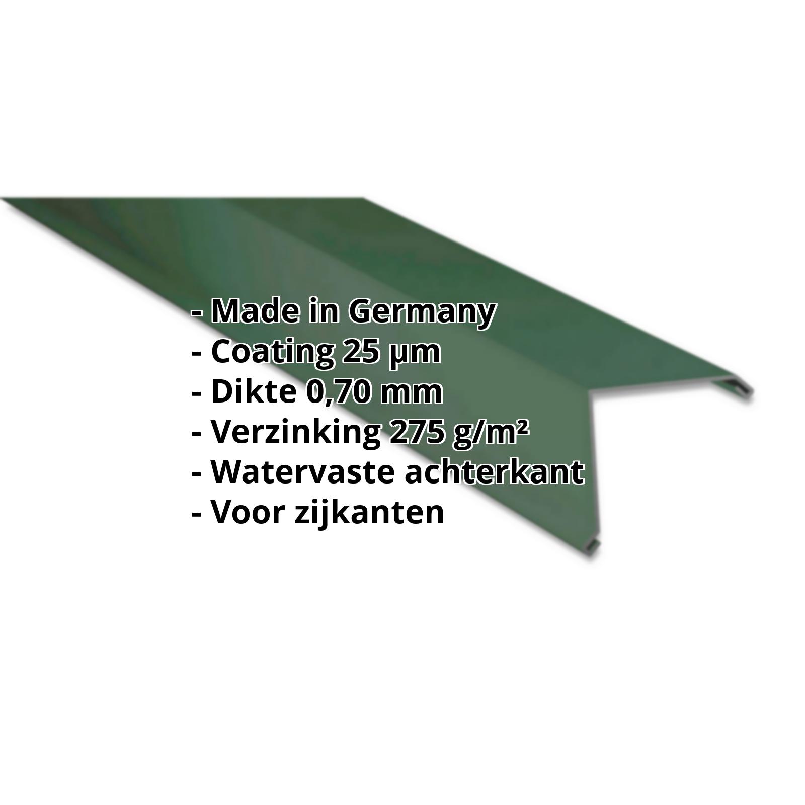 Windveer | 25 µm Polyester | 115 x 115 mm | Aluminium 0,70 mm | 6005 - Mosgroen #2