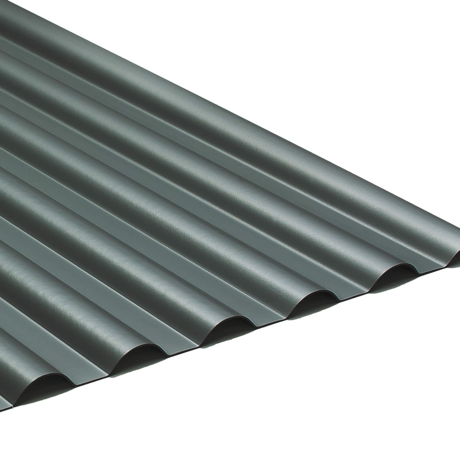 PVC profielplaat SINTRA | 77/18 | 1,20 mm | Antraciet metallic | 2000 mm #1