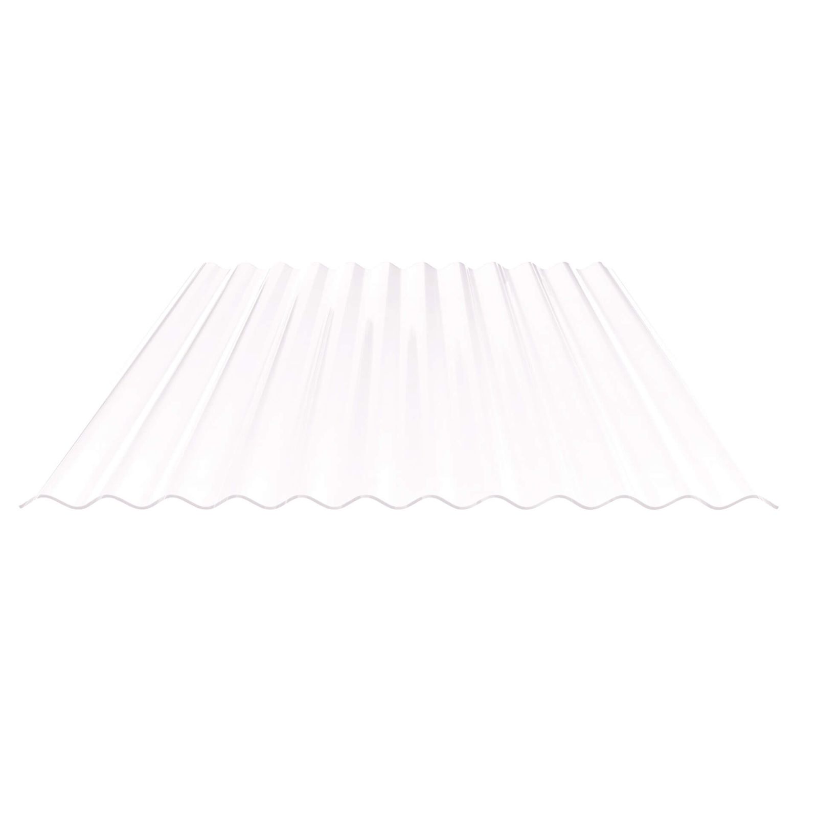 Polycarbonaat golfplaat | 76/18 | Voordeelpakket | 0,90 mm | Opaal wit | Dubbelzijdige UV-bescherming | Breedte 3,25 m | Lengte 2,0 #5