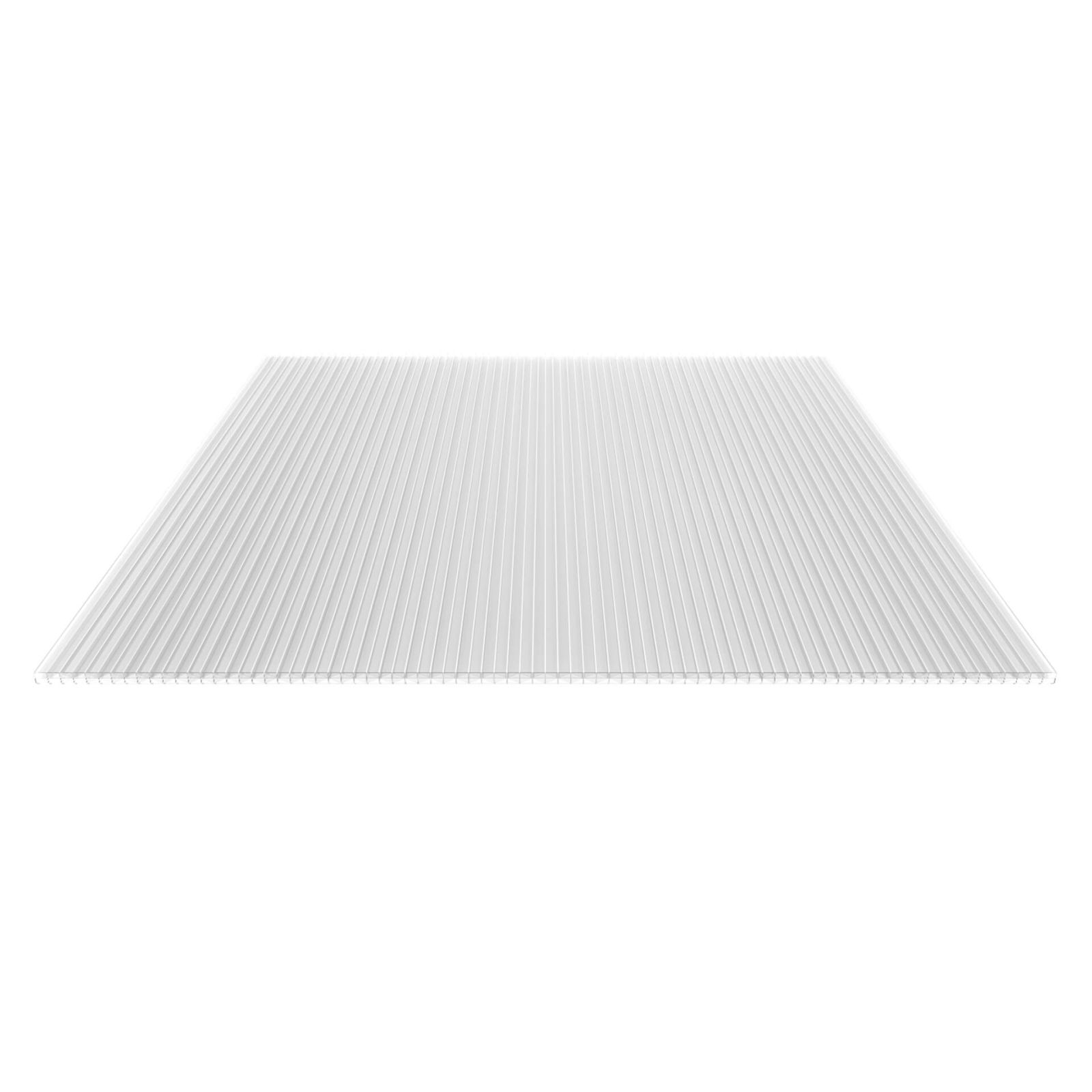 Polycarbonaat kanaalplaat | 16 mm | Profiel ECO | Voordeelpakket | Plaatbreedte 1200 mm | Helder | Extra sterk | Breedte 3,71 m | Lengte 2,00 m #6