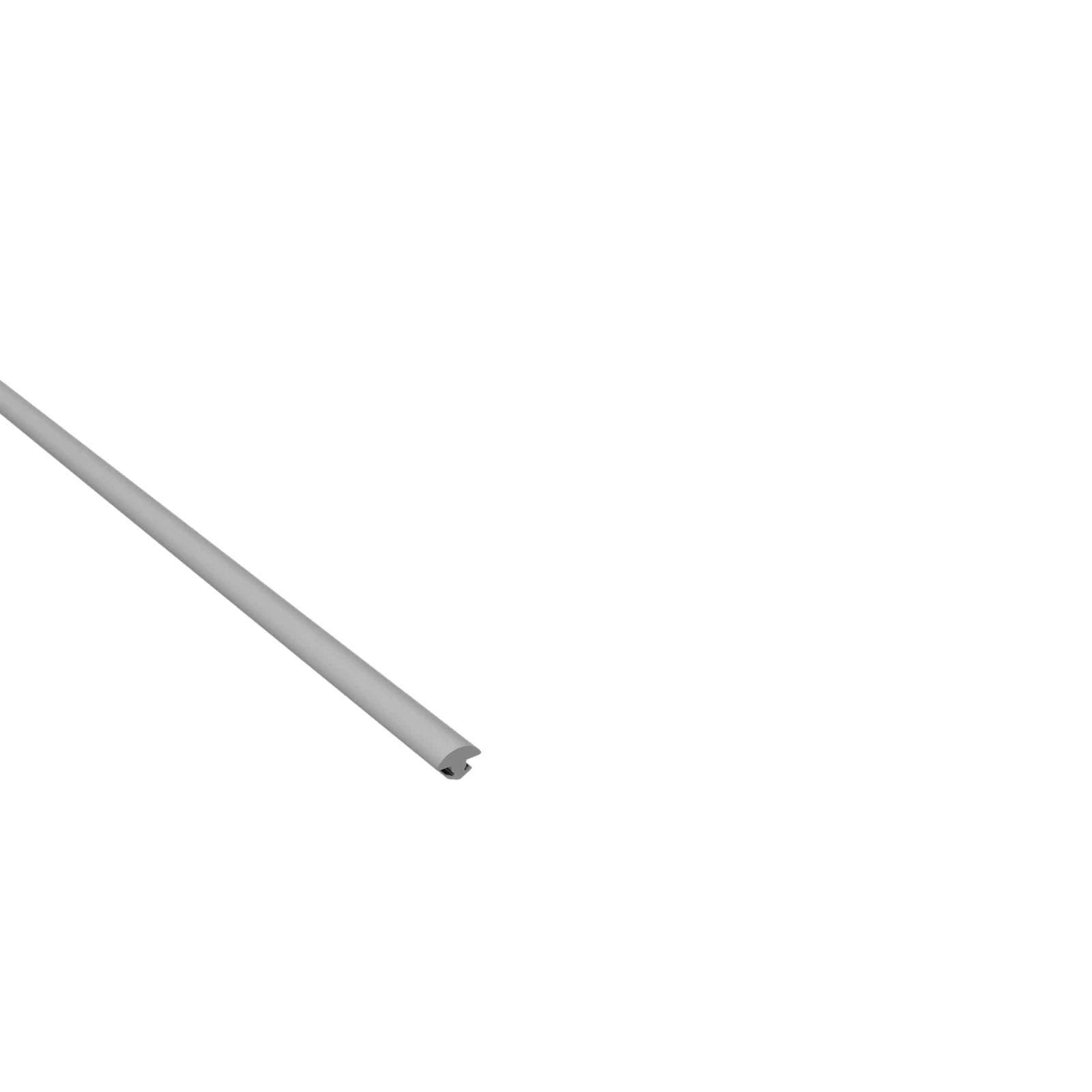 ZWART plintafdichtingsprofiel 18mm (Lengte 4 meter) - (per stuk