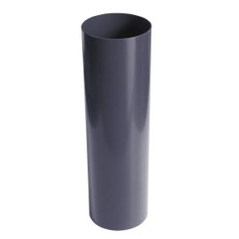 Kunststof dakgoot voordeelpakket 8 m | Ø 100/75 mm | Kleur grafiet #9