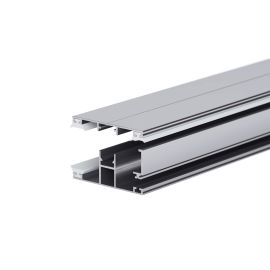 DUO | Randprofiel | 10 mm | Compleet | Aluminium | Blank | 2000 mm #2