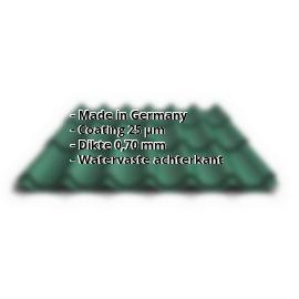 Dakpanplaat PA47/1060RT | 25 µm Polyester | Dak | Aluminium 0,70 mm | 6005 - Mosgroen #2