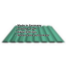 Damwandplaat PA20/1100TW | 25 µm Polyester | Gevel | Aluminium 0,70 mm | 6005 - Mosgroen #2