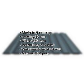 Damwandplaat PS20/1100TW | 80 µm Shimoco | Gevel | Staal 0,50 mm | 7016 - Antracietgrijs #2