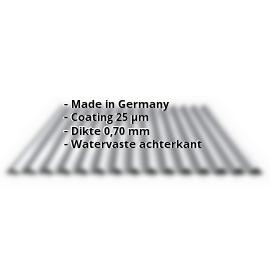 Golfplaat PA18/1064CW | 25 µm Polyester | Gevel | Aluminium 0,70 mm | 9006 - Zilver-Metallic #2