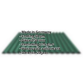 Golfplaat PS18/1064CW | 60 µm TTHD | Gevel | Staal 0,50 mm | 6005 - Mosgroen #2