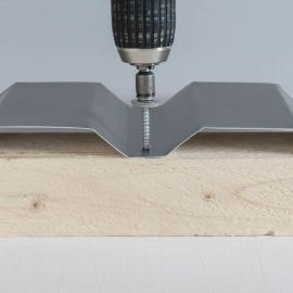 RVS schroeven | Voor montage dal op houten constructie | 6,0 x 40 mm E12 | Blank #3