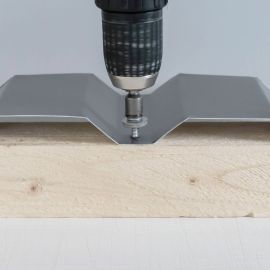 RVS schroeven | Voor montage dal op houten constructie | 6,0 x 40 mm E12 | Blank #5