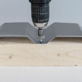 RVS schroeven | Voor montage dal op houten constructie | 6,0 x 40 mm E19 | Blank #5