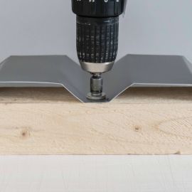 RVS schroeven | Voor montage dal op houten constructie | 6,0 x 40 mm E19 | Blank #6