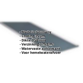 Kilgoot | 35 µm Mattpolyester | 490 x 490 x 2000 mm | Staal 0,50 mm | 23 - Donkergrijs #2