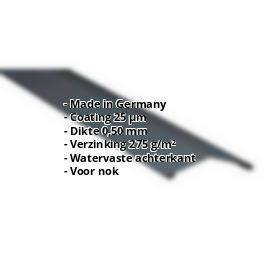 Nokstuk vlak | 25 µm Polyester | 145 x 145 mm | 150° | Staal 0,50 mm | 7016 - Antracietgrijs #2