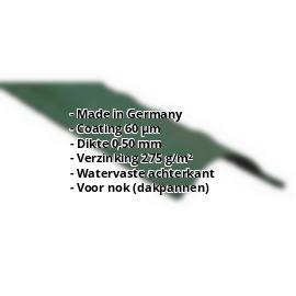 Ronde nok | 1,86 m | Staal 0,50 mm | 60 µm TTHD | 6005 - Mosgroen #2