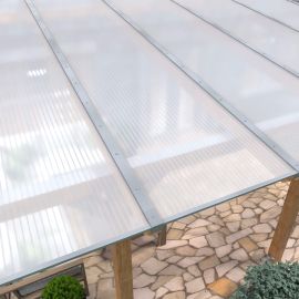 Acrylaat kanaalplaat | 16 mm | Profiel DUO | Voordeelpakket | Plaatbreedte 980 mm | Opaal wit | Breedte 3,09 m | Lengte 2,00 m #3