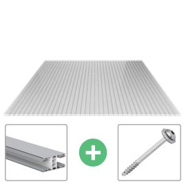 Acrylaat kanaalplaat | 16 mm | Profiel Mendig | Voordeelpakket