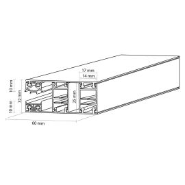 Polycarbonaat kanaalplaat | 10 mm | Profiel Mendig | Voordeelpakket | Plaatbreedte 1050 mm | Helder | Breedte 3,30 m | Lengte 2,00 m #9