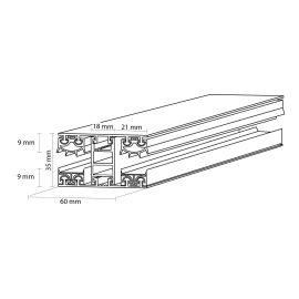 Polycarbonaat kanaalplaat | 16 mm | Profiel Mendig | Voordeelpakket | Plaatbreedte 980 mm | Helder | 2nd LIFE LINE | Breedte 3,09 m | Lengte 2,00 m #8