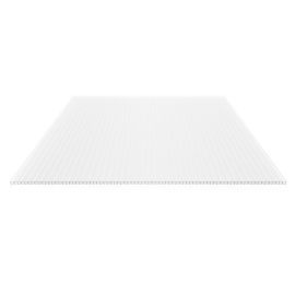 Polycarbonaat kanaalplaat | 16 mm | Profiel Mendig | Voordeelpakket | Plaatbreedte 980 mm | Opaal wit | Warmtewerend | Breedte 3,09 m | Lengte 2,00 m #5