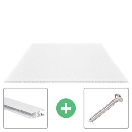 Polycarbonaat kanaalplaat | 16 mm | Profiel Zeven | Voordeelpakket
