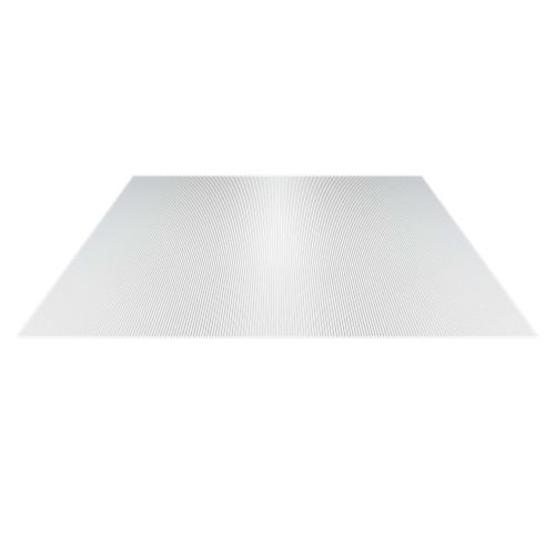 Polycarbonaat kanaalplaat | 6 mm | Breedte 1050 mm | Glashelder | 500 mm
