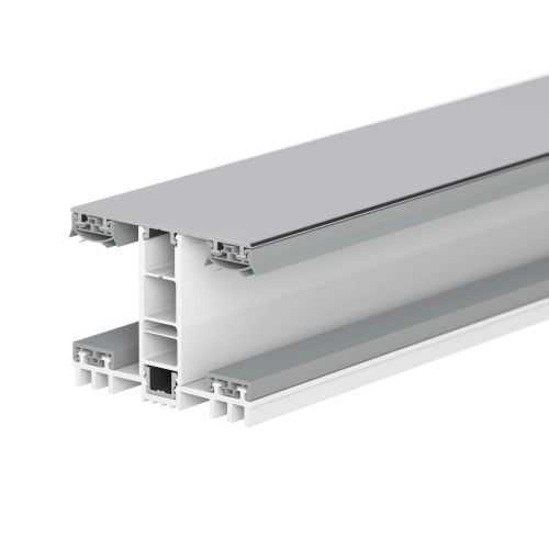 Mendig | Koppelprofiel | 32 mm | Thermo/Thermo | Aluminium | Blank | 2000 mm