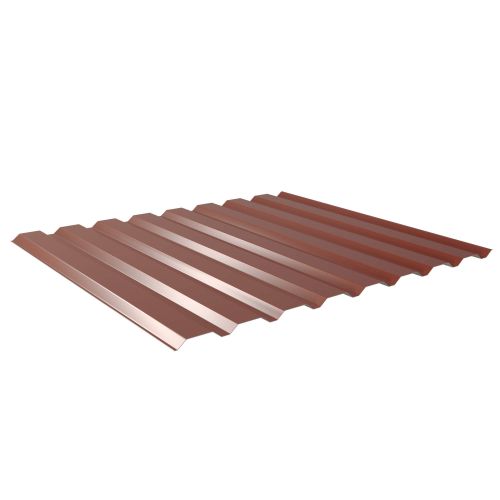 Damwandplaat 20/1100 | Gevel | Restpartij | Staal 0,40 mm | 25 µm Polyester | 8012 - Roodbruin