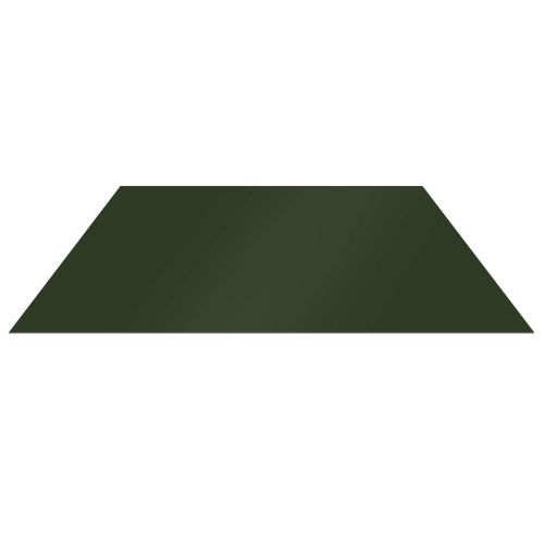Vlakke plaat | Staal 0,50 mm | 80 µm Shimoco | 6020 - Chroomoxydegroen