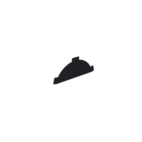 Nok afsluitstuk | 35 µm Mattpolyester | Staal 0,50 mm | 23 - Donkergrijs