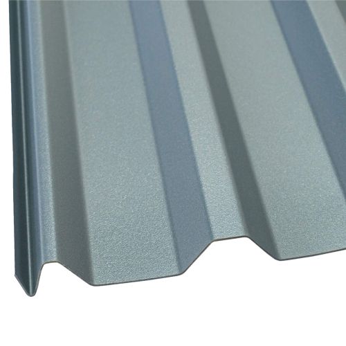 PVC profielplaat FLEXI | 20/1100 | 1,40 mm | Antraciet metallic | 2000 mm