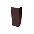 Buitenhoek | 10 cm x 10 cm x 2,00 m | Staal 0,75 mm | 25 µm Polyester | 8017 - Chocoladebruin #1