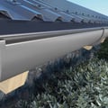 Dakgoot | PVC | Ø 125 mm | Kleur grafiet | Lengte 2,00 m #2