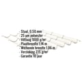 Dakpanplaat 2/1060 | Anti-Drup 1000 g/m² | Staal 0,50 mm | 25 µm Polyester | 9010 - Zuiverwit #2