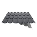 Dakpanplaat 2/1060 | Anti-Drup 1000 g/m² | Staal 0,50 mm | 80 µm Shimoco | 7016 - Antracietgrijs #11