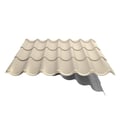 Dakpanplaat 2/1060 | Anti-Drup 700 g/m² | Staal 0,50 mm | 25 µm Polyester | 1015 - Licht ivoorkleurig #7