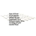 Dakpanplaat 2/1060 | Anti-Drup 700 g/m² | Staal 0,50 mm | 25 µm Polyester | 9010 - Zuiverwit #2