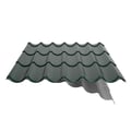 Dakpanplaat 2/1060 | Anti-Drup 700 g/m² | Aluminium 0,70 mm | 25 µm Polyester | 6005 - Mosgroen #11