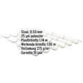 Dakpanplaat 2/1060 | Staal 0,50 mm | 25 µm Polyester | 9010 - Zuiverwit #2