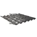 Dakpanplaat 2/1060 | Staal 0,50 mm | 25 µm Polyester | 9005 - Gitzwart #2