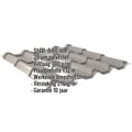 Dakpanplaat EUROPA | Anti-Drup 700 g/m² | Staal 0,50 mm | 25 µm Polyester | 9007 - Grijs aluminiumkleurig #2