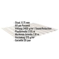 Damwandplaat 20/1100 | Dak | Anti-Drup 1000 g/m² | Staal 0,75 mm | 60 µm Puramid | 9002 - Grijswit #2