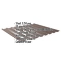 Damwandplaat 20/1100 | Dak | Anti-Drup 2400 g/m² | Staal 0,50 mm | 25 µm Polyester | 8014 - Sepiabruin #2