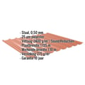 Damwandplaat 20/1100 | Dak | Anti-Drup 2400 g/m² | Staal 0,50 mm | 25 µm Polyester | 8004 - Koperbruin #2