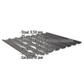 Damwandplaat 20/1100 | Dak | Anti-Drup 2400 g/m² | Staal 0,50 mm | 25 µm Polyester | 9005 - Gitzwart #2