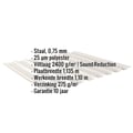 Damwandplaat 20/1100 | Dak | Anti-Drup 2400 g/m² | Staal 0,75 mm | 25 µm Polyester | 9002 - Grijswit #2