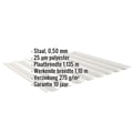Damwandplaat 20/1100 | Dak | Staal 0,50 mm | 25 µm Polyester | 9006 - Zilver-Metallic #2