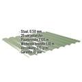 Damwandplaat 20/1100 | Gevel | Staal 0,50 mm | 25 µm Polyester | 6011 - Resedagroen #2