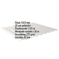 Damwandplaat 20/1100 | Gevel | Staal 0,63 mm | 25 µm Polyester | 9006 - Zilver-Metallic #2